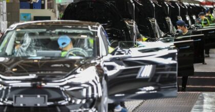 Tesla Gigafactory in Shanghai