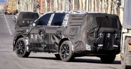 Recent sighting of the “YU9” SUV