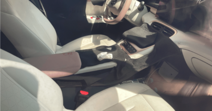 Geely Geome Xingyuan interior spy shot